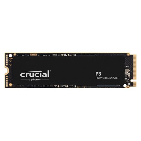 Crucial | SSD | P3 | 1000 GB | SSD form factor M.2 2280 | SSD interface PCIe NVMe Gen 3 | Read speed 3500 MB/s | Write speed 300